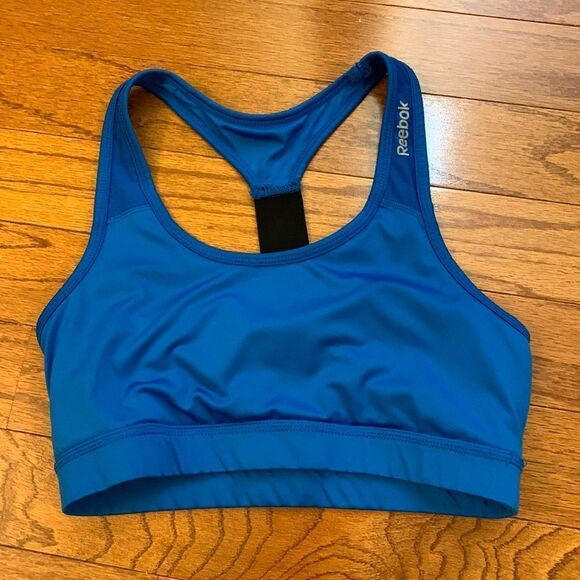 Reebok Size Medium Blue sports bra - Picture 1 of 5